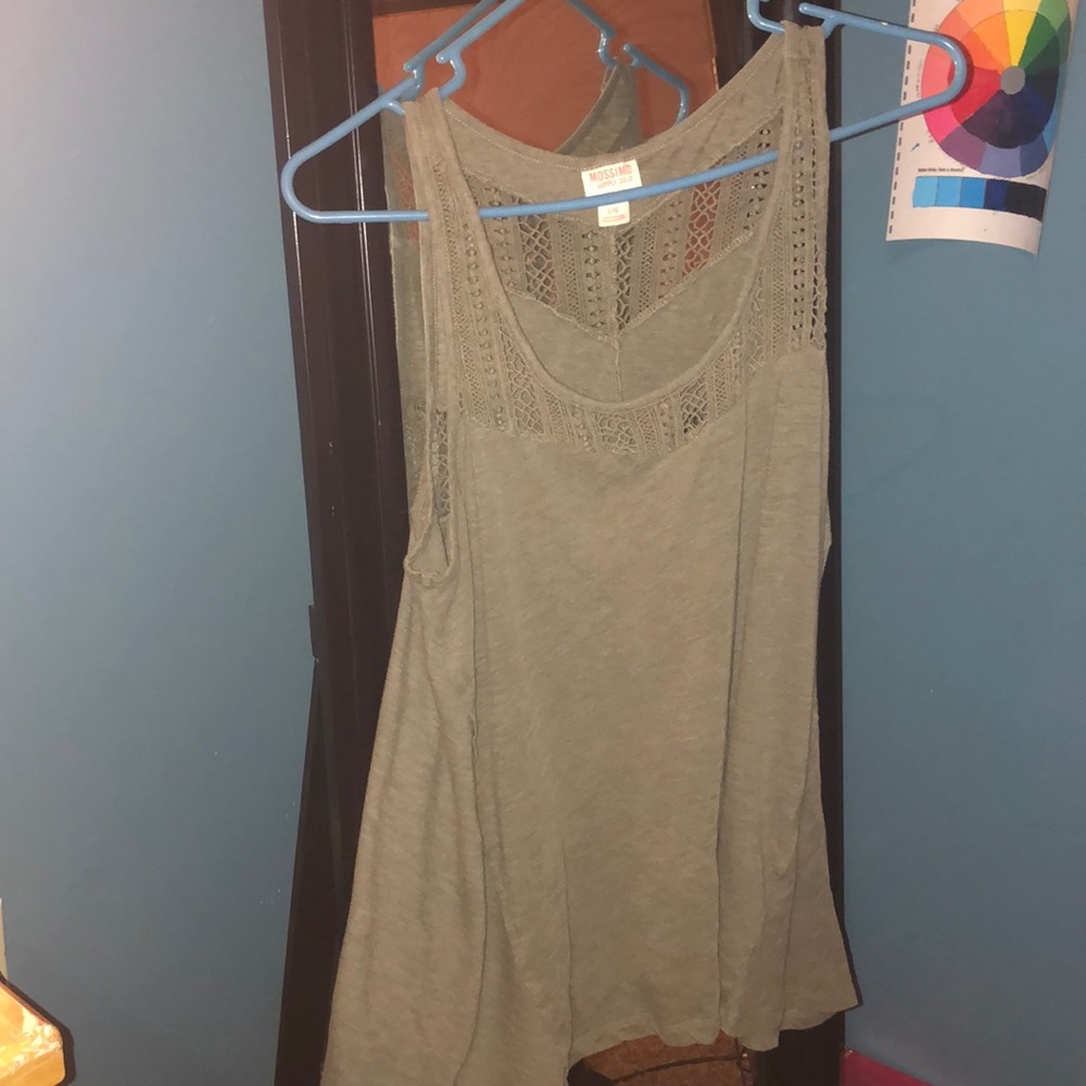 Green tank top